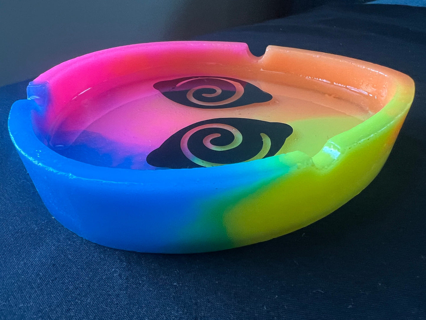 Tie-Dye Psychedelic Alien Tray